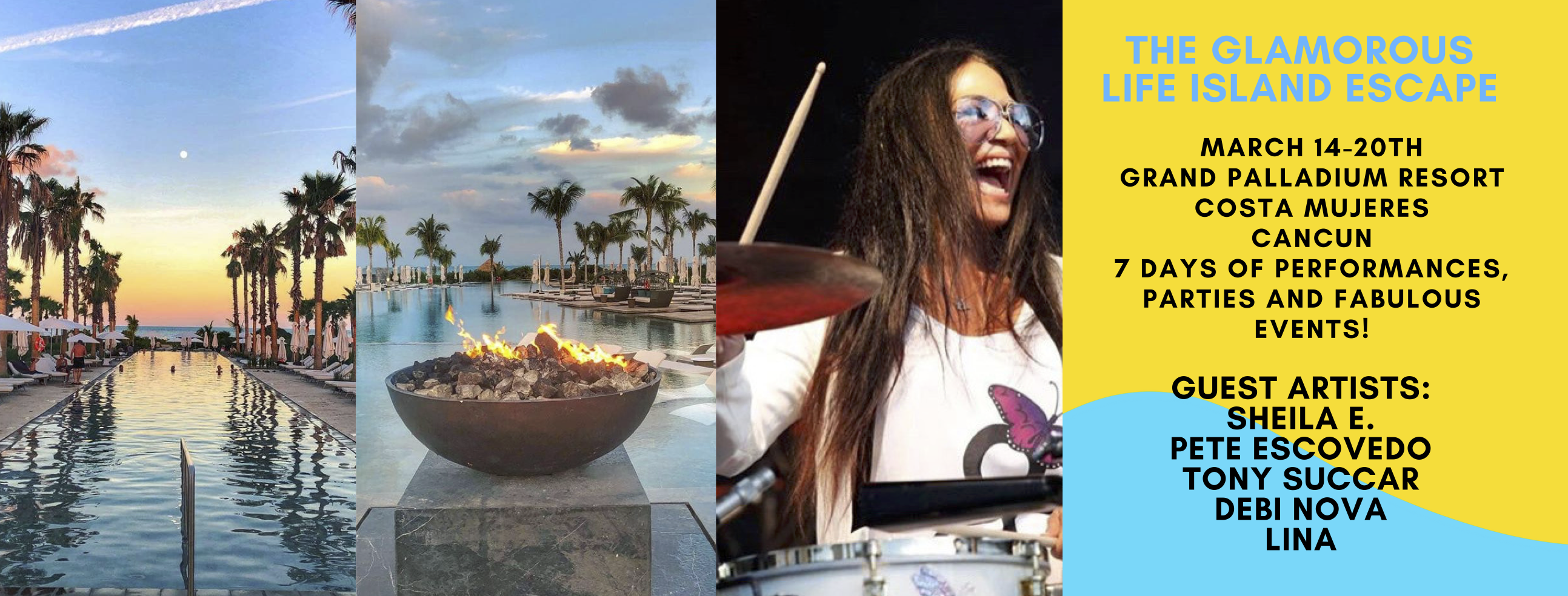 Sheila E. and Friends Glamorous Life Island Escape, March 14-20th, 2019